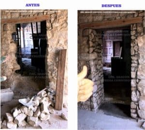 reparacion paredes de piedra natural interior